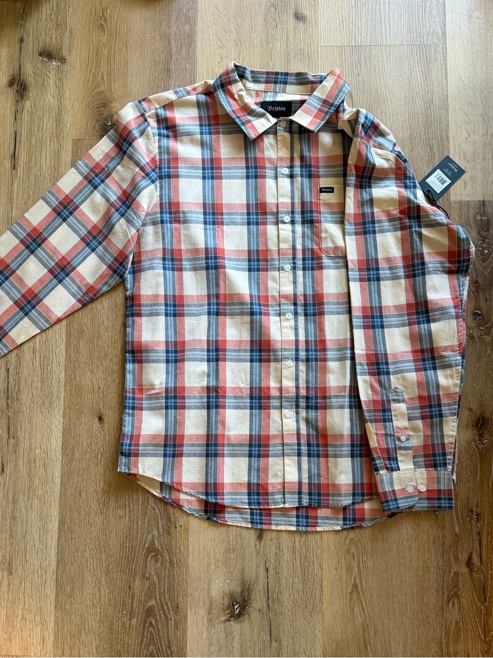 Brixton Charter Plaid Button Up Shirt